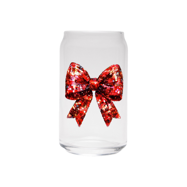 Elegant Bow | Clear Can Glass