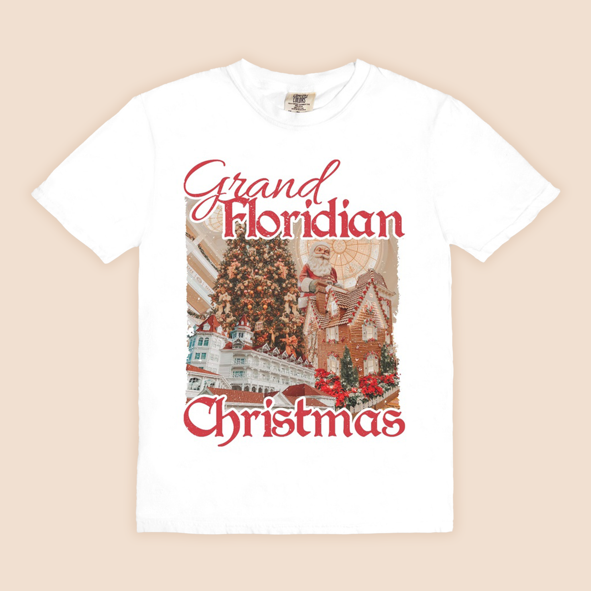 Grand Floridian Christmas | Double Sided T-Shirt