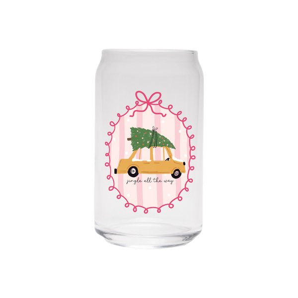 Jingle All The Way | Clear Can Glass