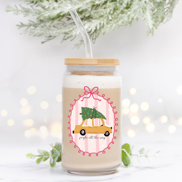 Jingle All The Way | Clear Can Glass
