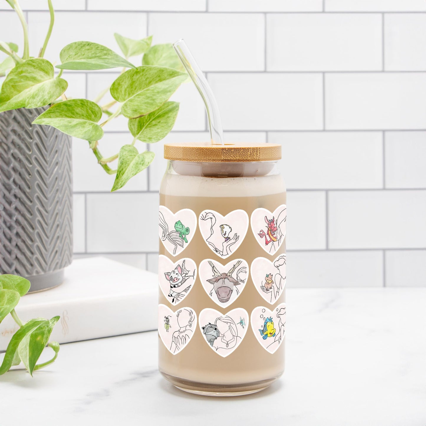 Best Sidekicks Ever | Clear Can Glass