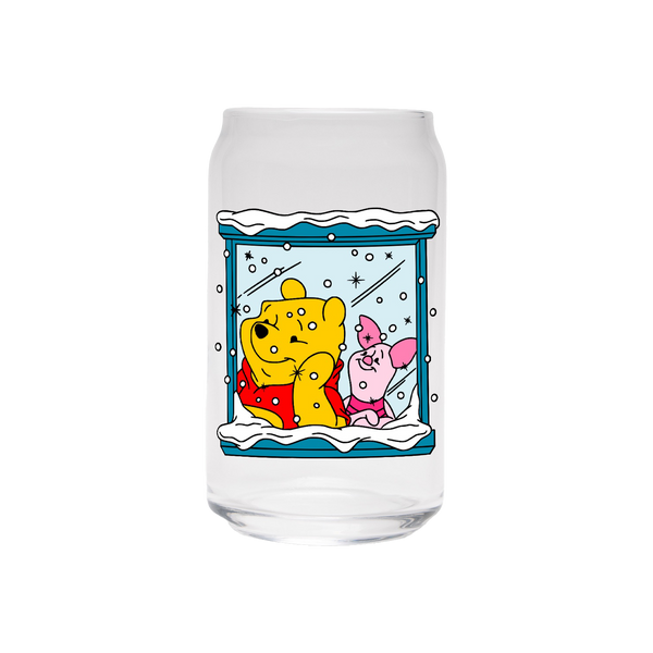 Magical Winter Day | Clear Can Glass