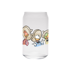 Three Caballeros | Clear Can Glass