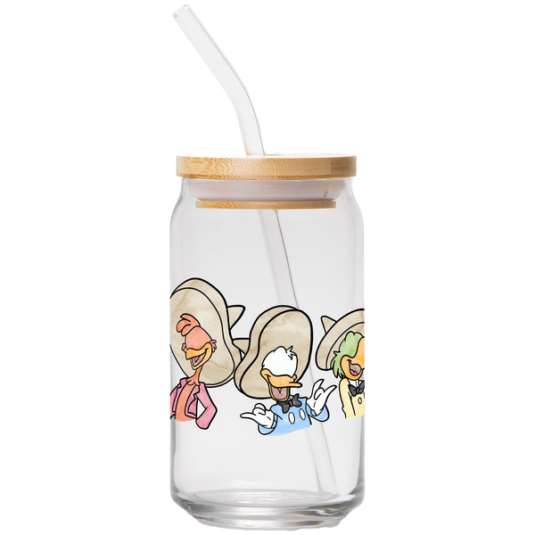Three Caballeros | Clear Can Glass