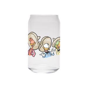 Happy Chappies | Clear Can Glass