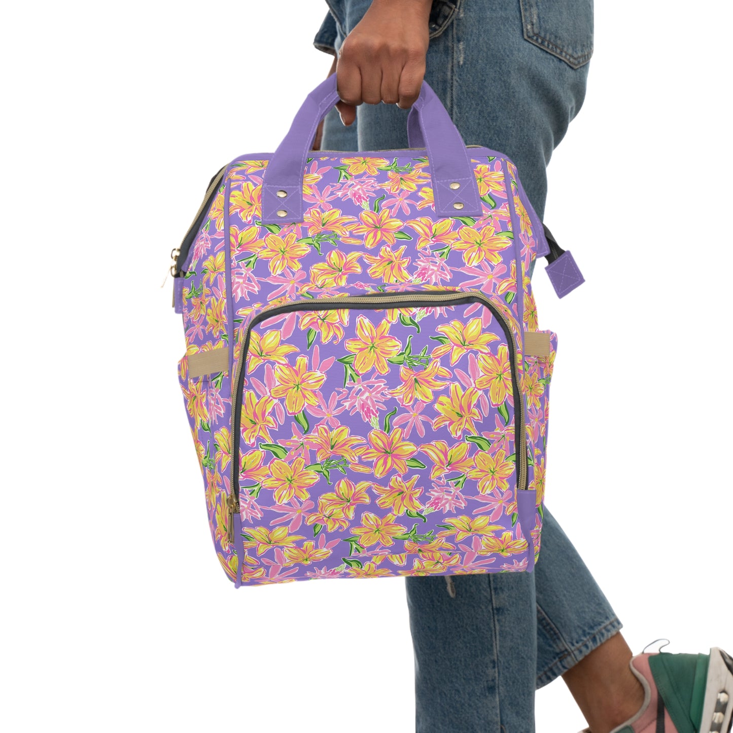Flower Gleam & Glow | Diaper Backpack