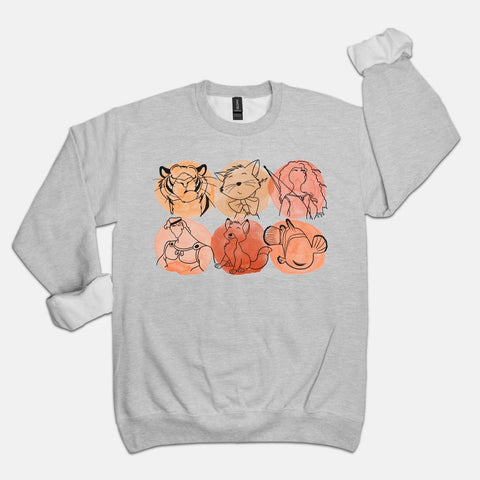 Orange Characters | Sweatshirt