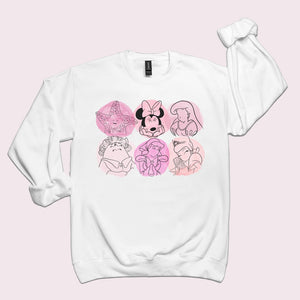 Pink Characters | Sweatshirt