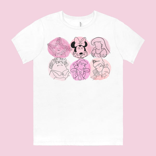 Pink Characters | T-Shirt