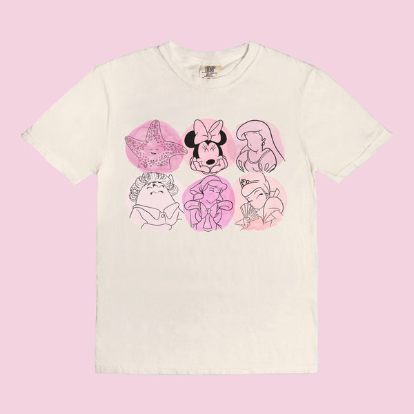 Pink Characters | T-Shirt