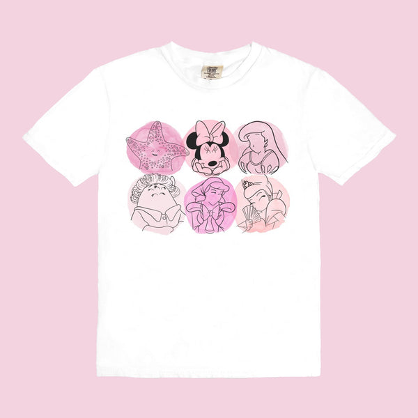 Pink Characters | T-Shirt