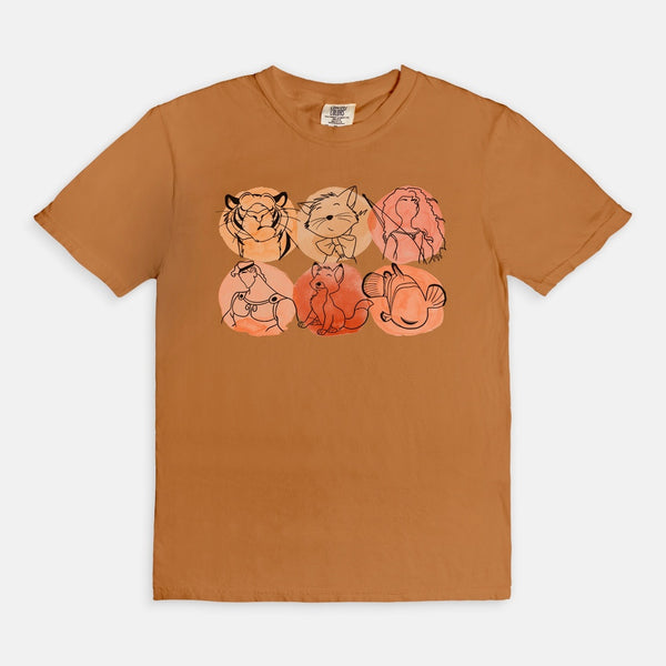 Orange Characters | T-Shirt