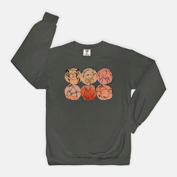 Orange Characters | Sweatshirt