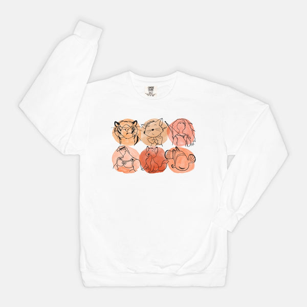 Orange Characters | Sweatshirt
