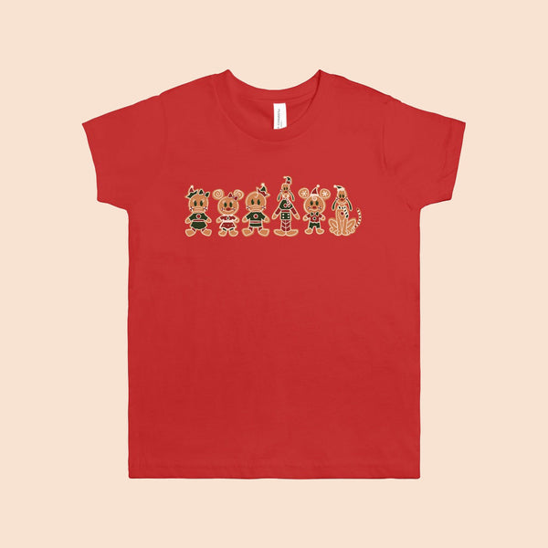 Gingerbread Characters | Youth T-Shirt