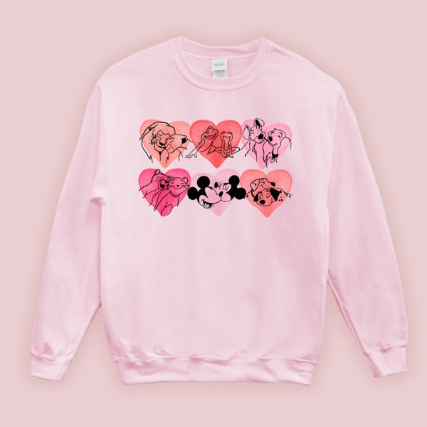 Valentine Characters | Sweatshirt