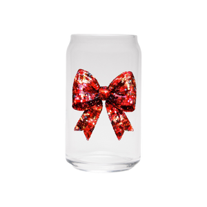 Elegant Bow | Clear Can Glass