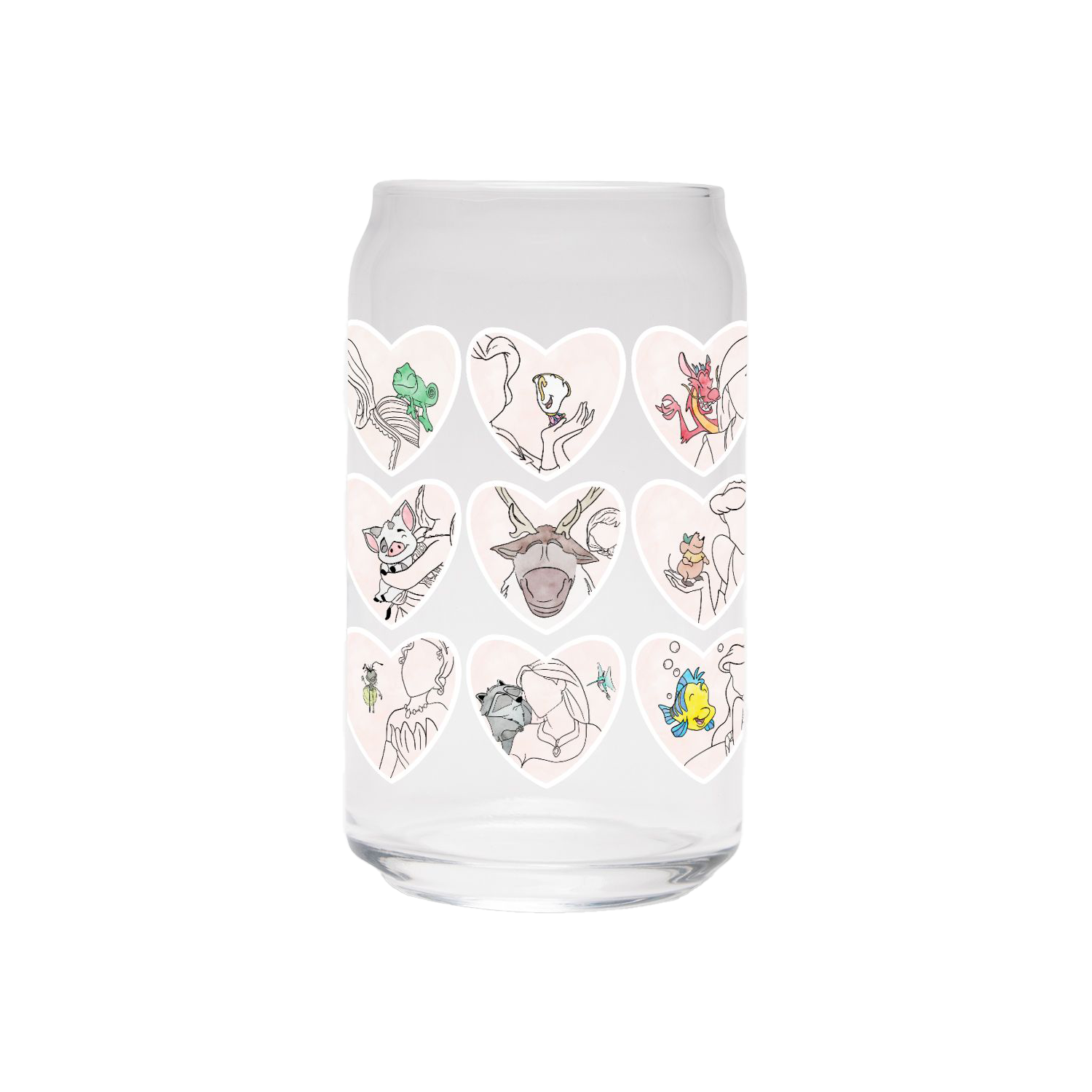 Best Sidekicks Ever | Clear Can Glass