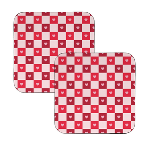 Checkers & Hearts | Coaster Set