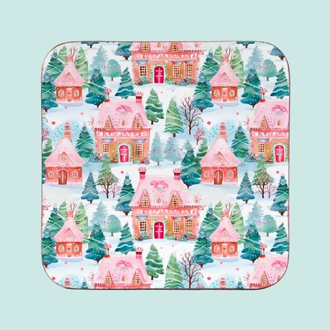 Christmas Village | Coaster Set