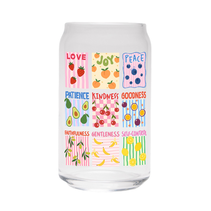 Fruit of the Spirit | Clear Can Glass