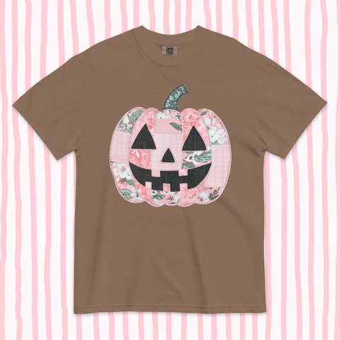Faux Quilted Pumpkin | T-Shirt