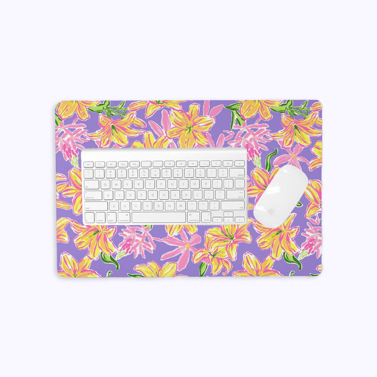 Flower Gleam & Glow | Desk Mat