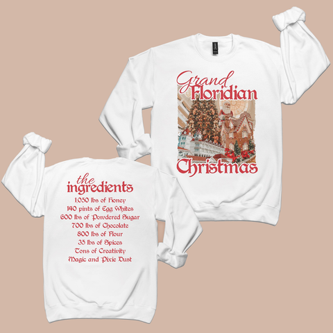 Grand Floridian Christmas | Double Sided Sweatshirt