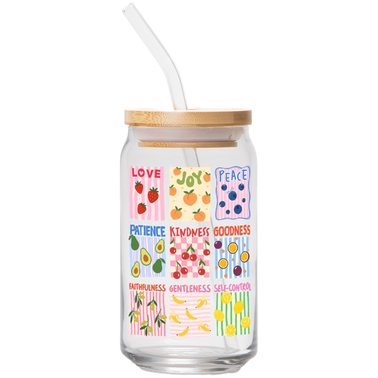 Fruit of the Spirit | Clear Can Glass