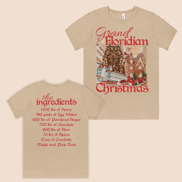 Grand Floridian Christmas | Double Sided T-Shirt