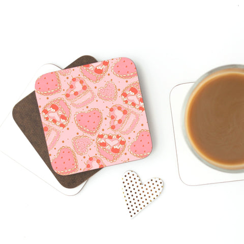 Heart Cakes | Coaster Set