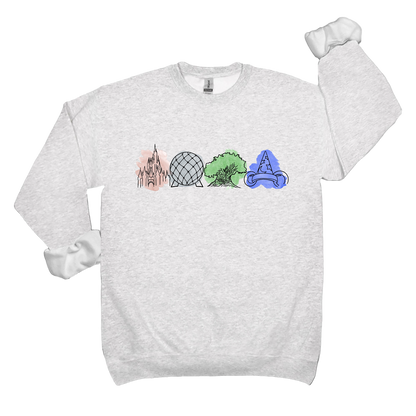 Magical Park Icons | Sweatshirt