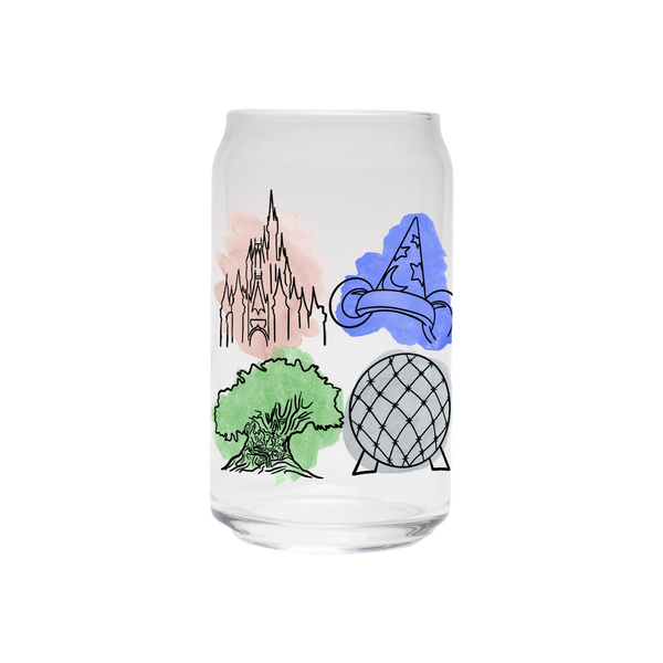 Magical Park Icons | Clear Can Glass