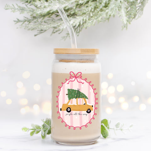 Jingle All The Way | Clear Can Glass