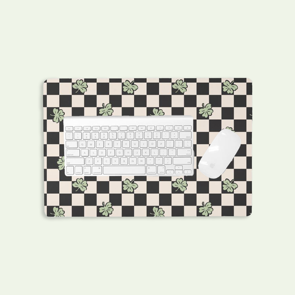 Lucky Checkers | Desk Mat