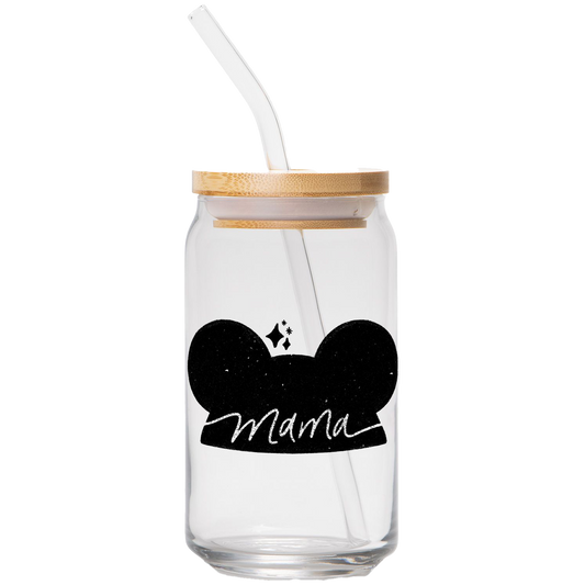 Mama Ears | Clear Can Glass