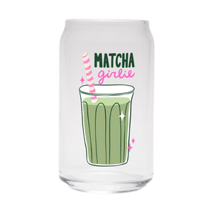 Matcha Girlie | Clear Can Glass
