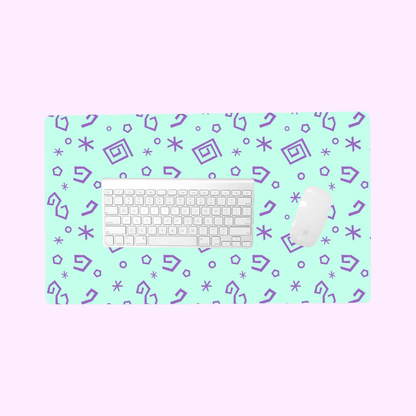 Flower Gleam & Glow | Desk Mat