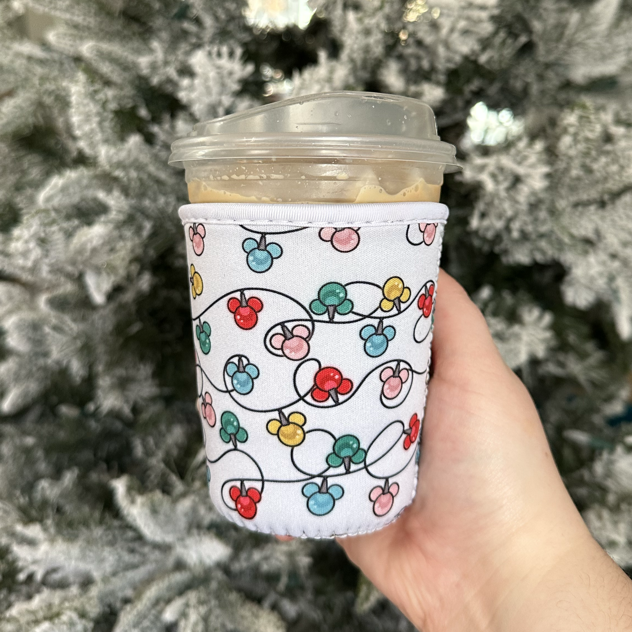 Colorful Mouse Lights | Cup Sleeve