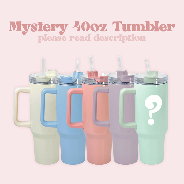 MYSTERY 40oz Tumbler | please read description!