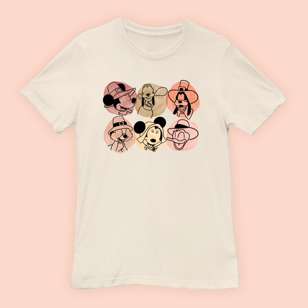 Thanksgiving Characters | T-Shirt