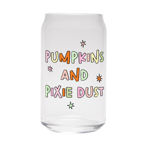 Pumpkins & Pixie Dust | Clear Can Glass