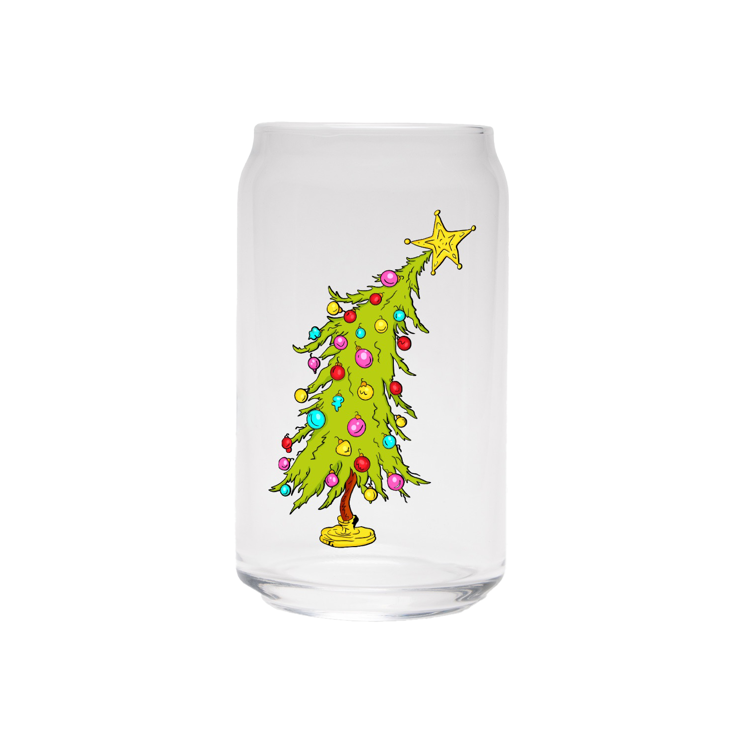 Whoville Tree | Clear Can Glass