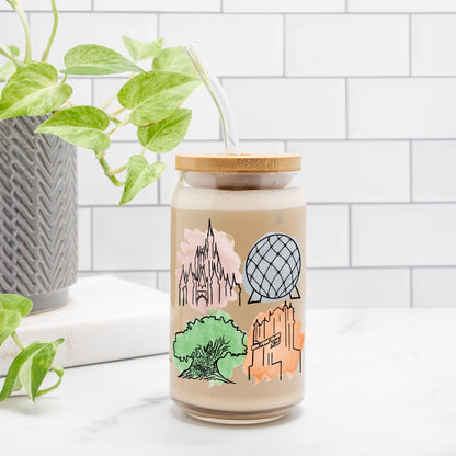 Magical Park Icons | Clear Can Glass