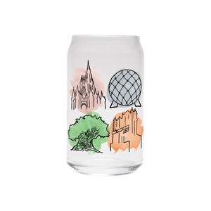Magical Park Icons | Clear Can Glass