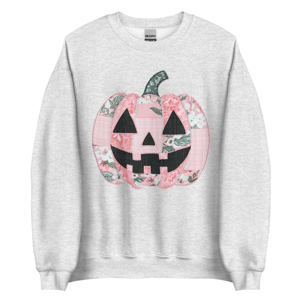 Faux Quilted Pumpkin | Sweatshirt