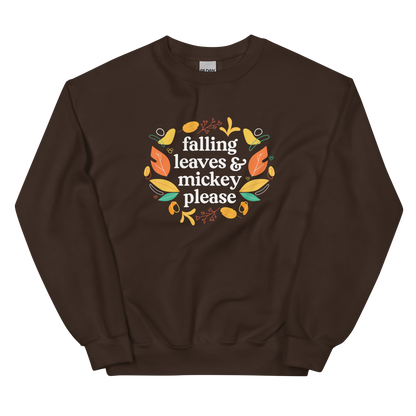 Falling Leaves & Mickey Please | Sweatshirt