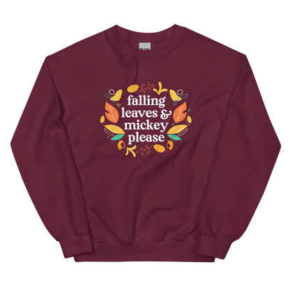 Falling Leaves & Mickey Please | Sweatshirt
