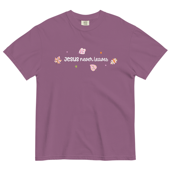 Jesus Never Leaves | T-Shirt