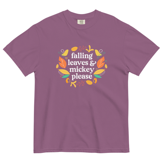 Falling Leaves & Mickey Please | T-Shirt